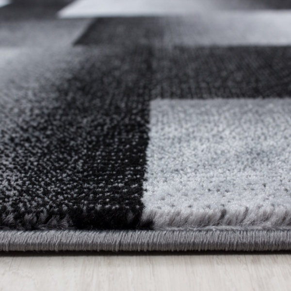 Miami Geometric Modern Black Rug